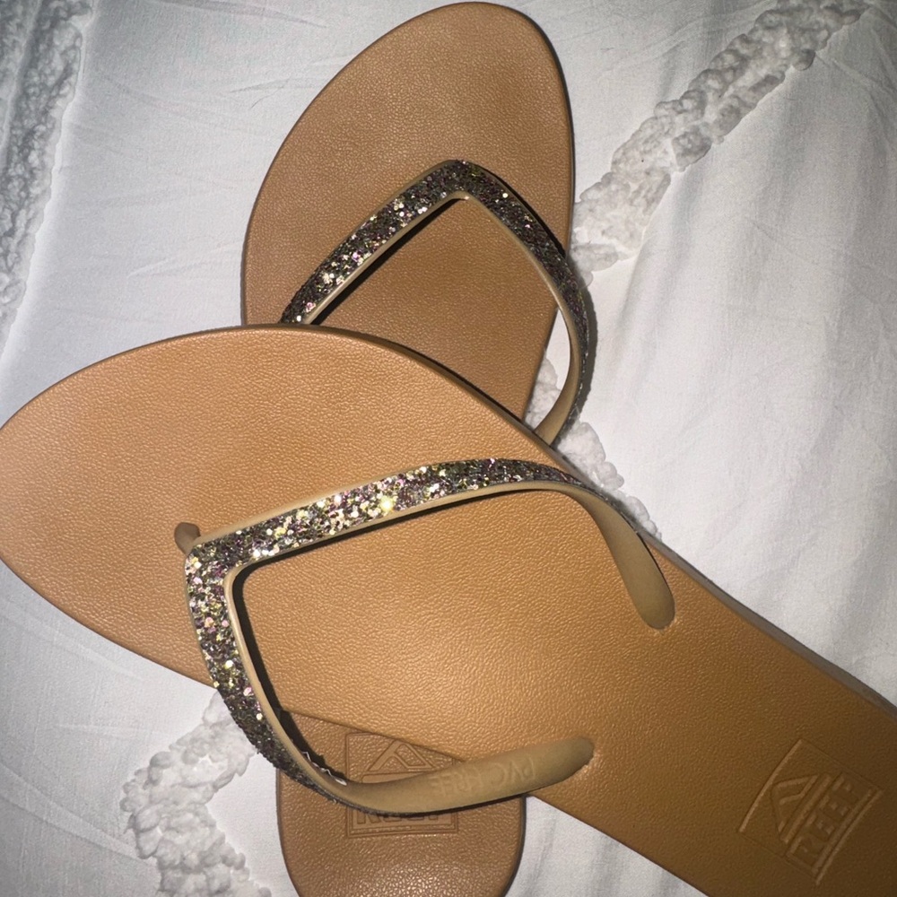 REEF sparkly flip flops 🩴